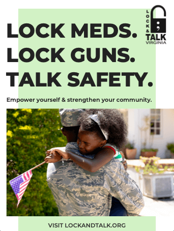 Military man hugging daughter