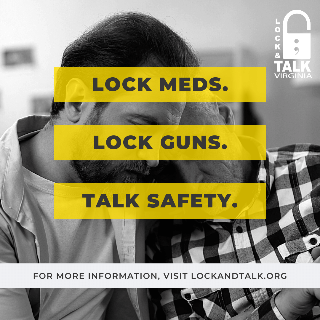 Father and son consoling