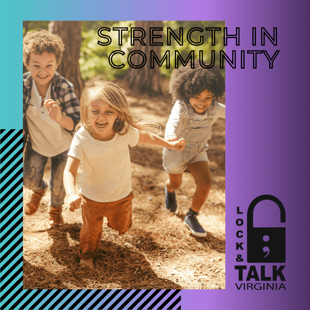 Three children playing