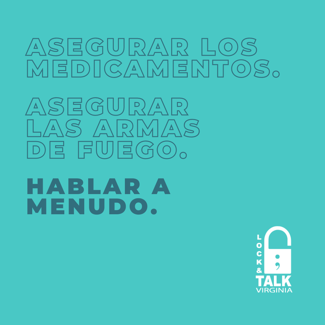 Simple text on teal background