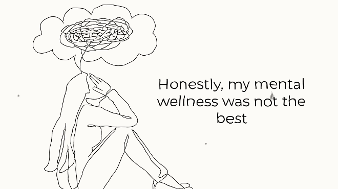 Simple line animation video