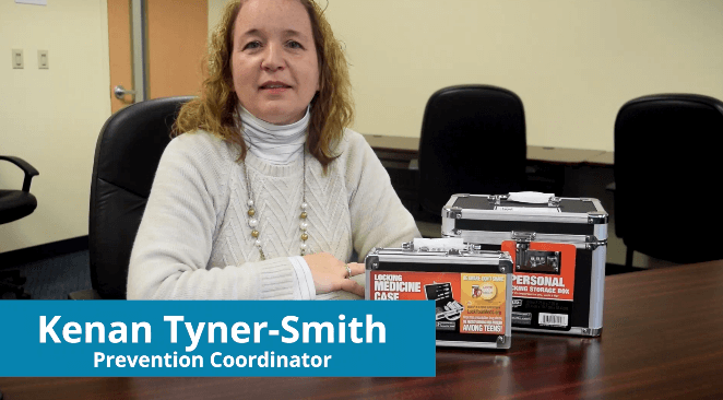 Demo of Locking Medication boxes provided by Kenan N. Tyner-Smith, Prevention Coordinator at Southside Behavioral Health. Thank you Kenan!