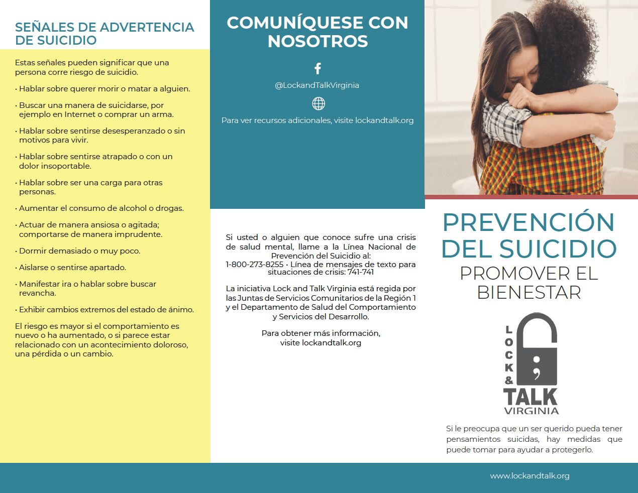 Suicide warning signs and available trainings