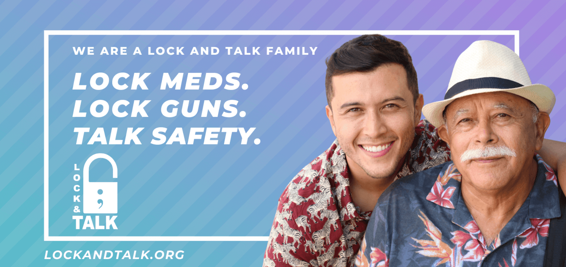 Hispanic father and son smiling. (BIPOC)