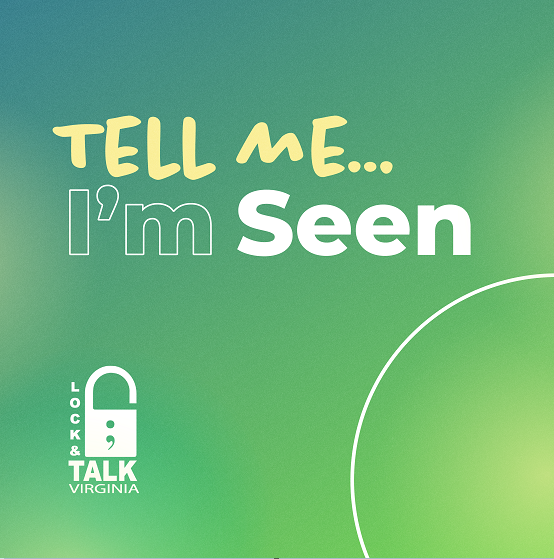 I'm Seen social media graphic. Mental Health Awareness Month 2023