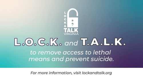 L.O.C.K and T.A.L.K acronym wallet card, combined, bifold, blended colors.