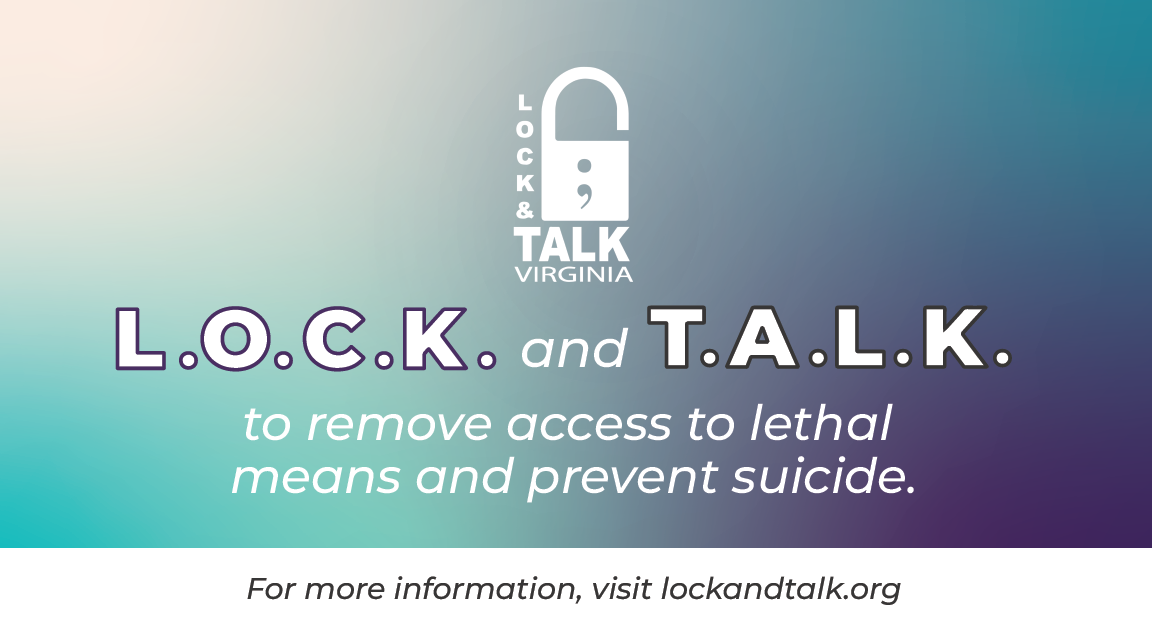 L.O.C.K and T.A.L.K acronym wallet card, combined, bifold, blended colors. 