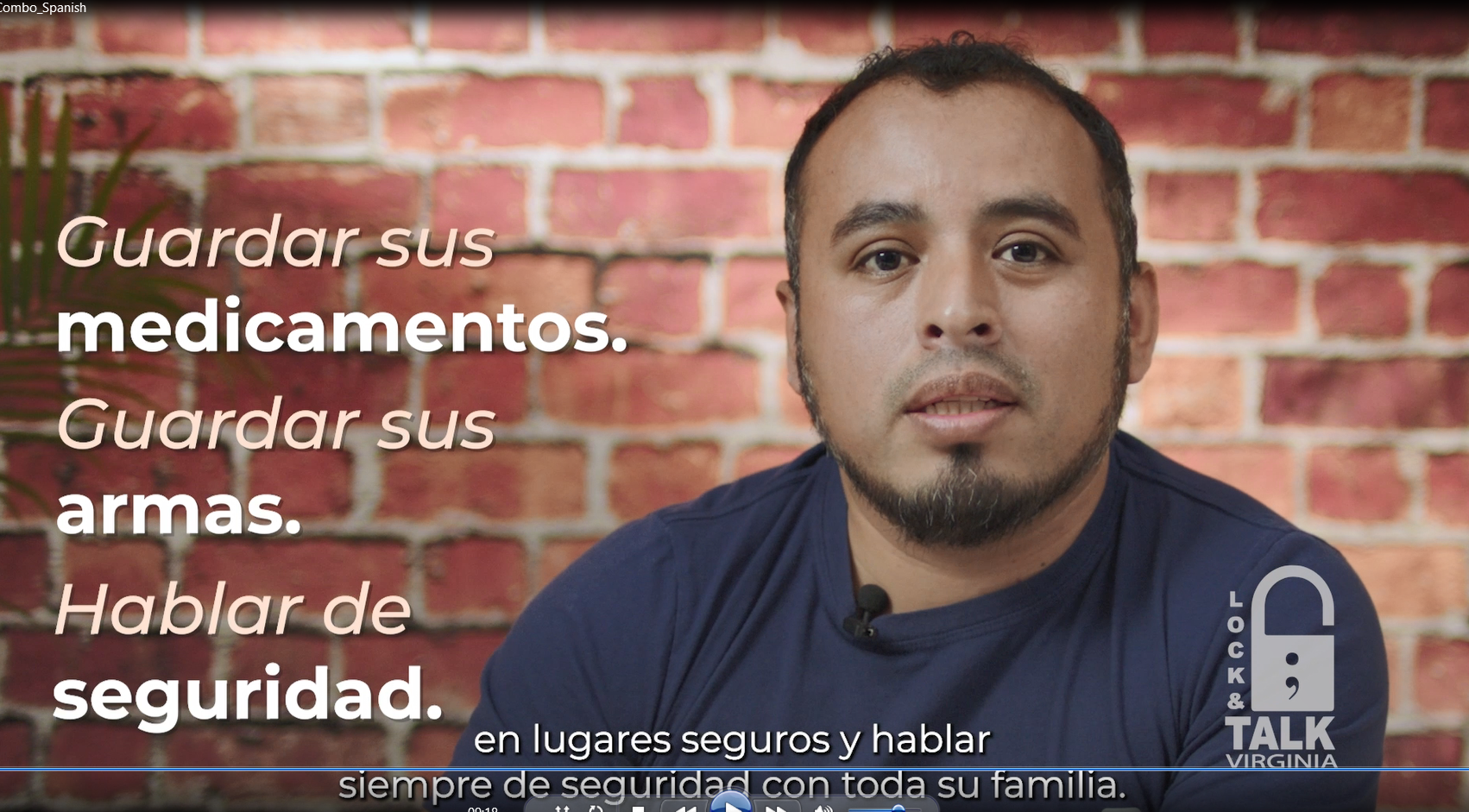 Full length video of both firearm and medication lock box demos in SPANISH. This combination video is 8 minutes long roughly and would be ideal for trainings. Both videos are also available separated.