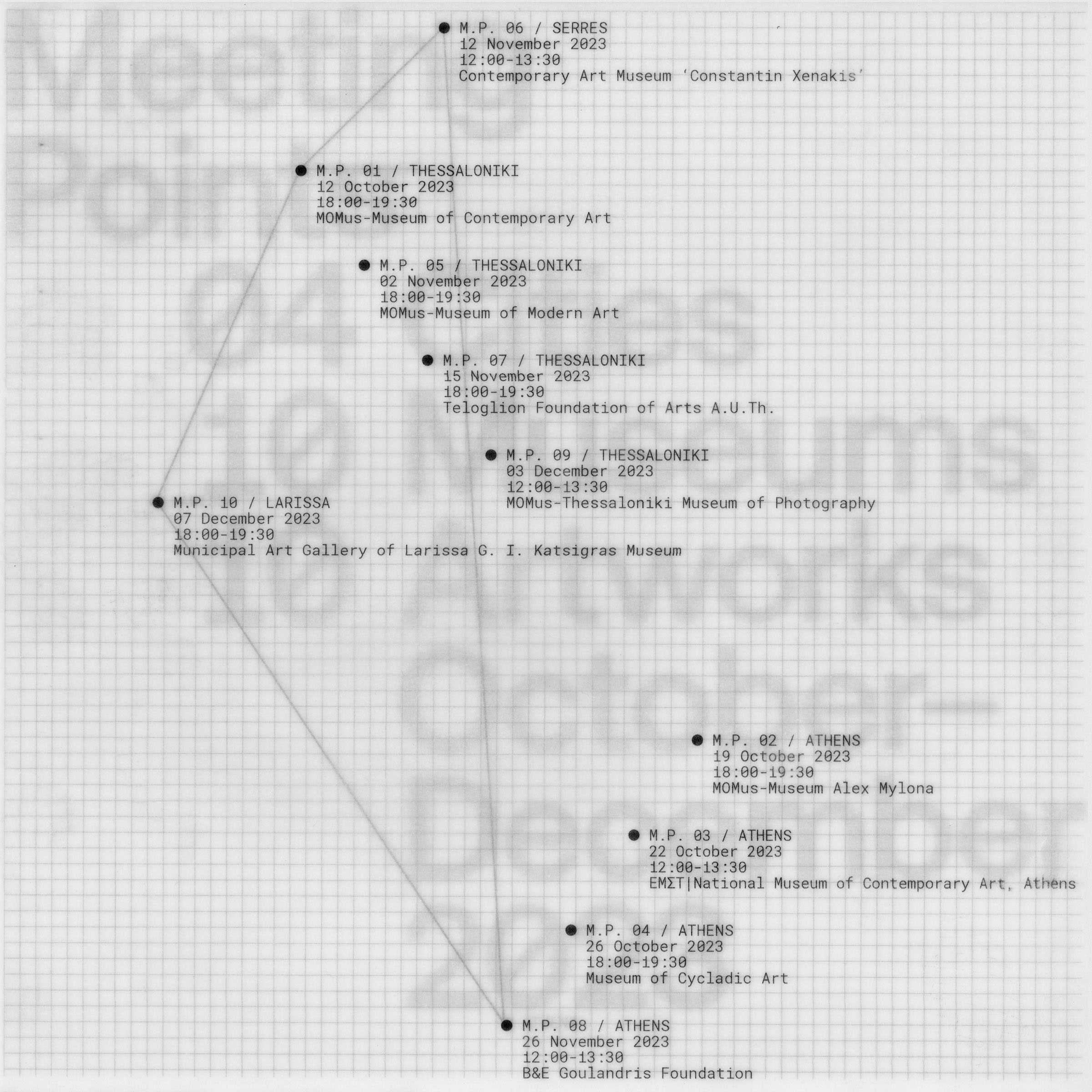 Project: Meeting points, accessibility in art, awareness event, poster design