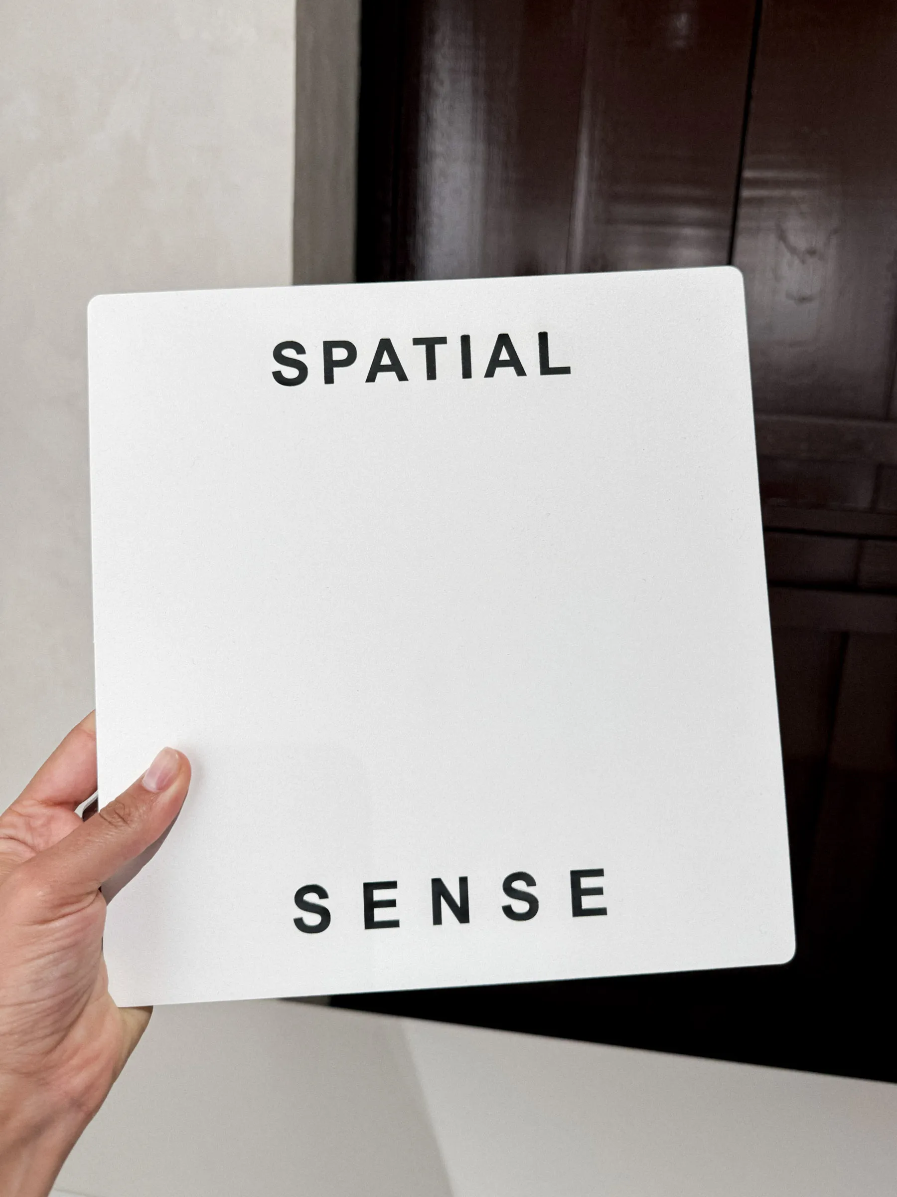 Project: Spatial Sense, Signage photo