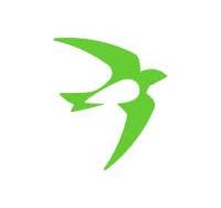 Clean River Recycling simple logo icon.