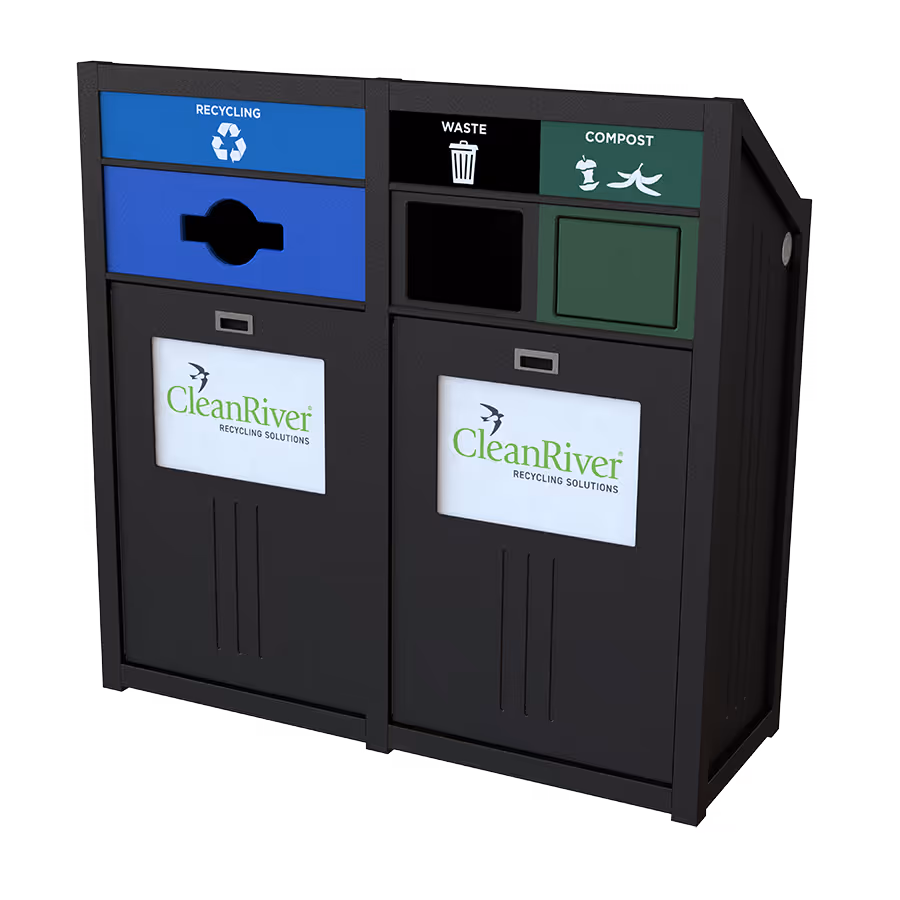 Clean River Promenade Transition Bin.