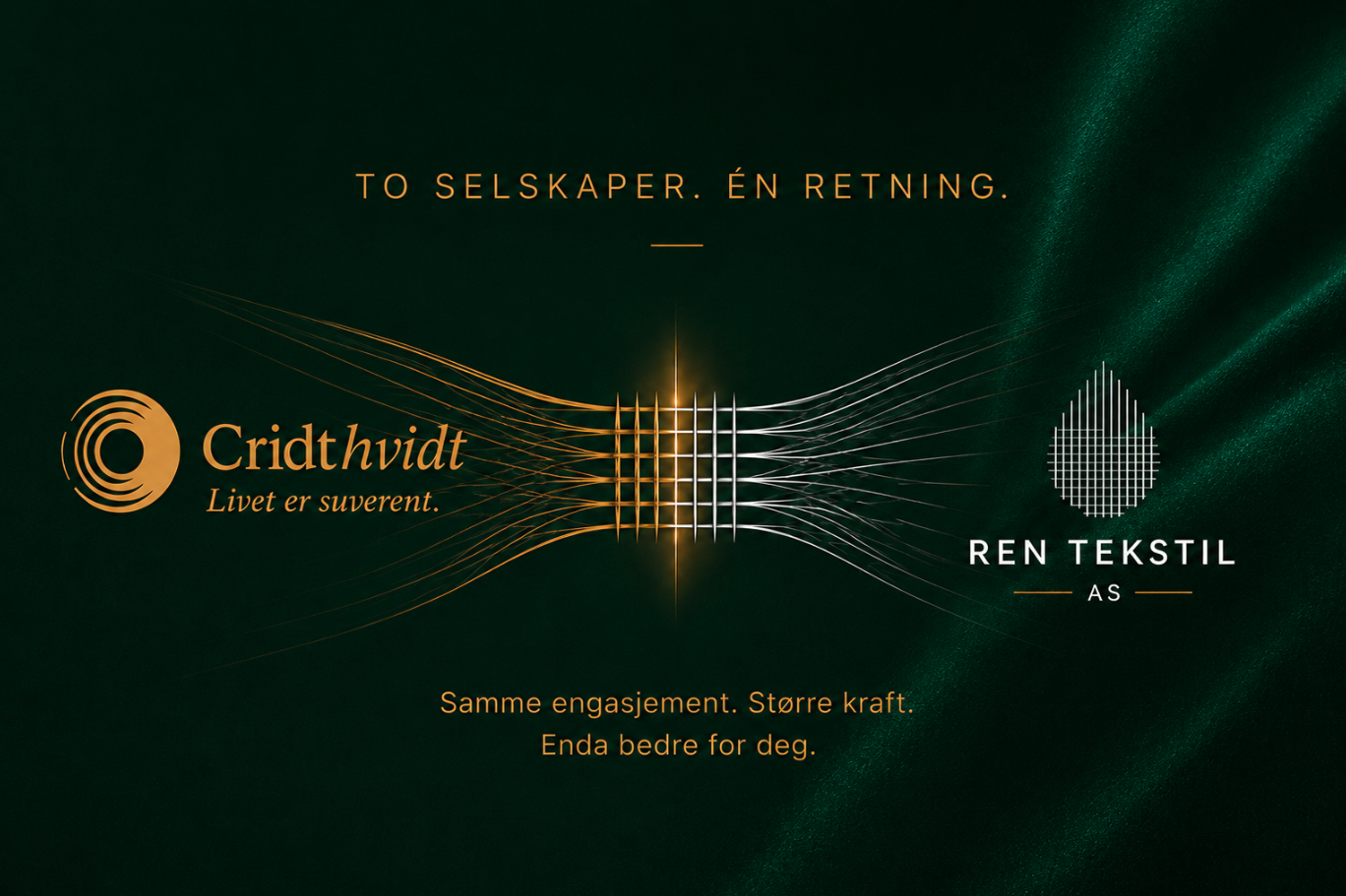 Cridthvidt og Ren Tekstil slår seg sammen