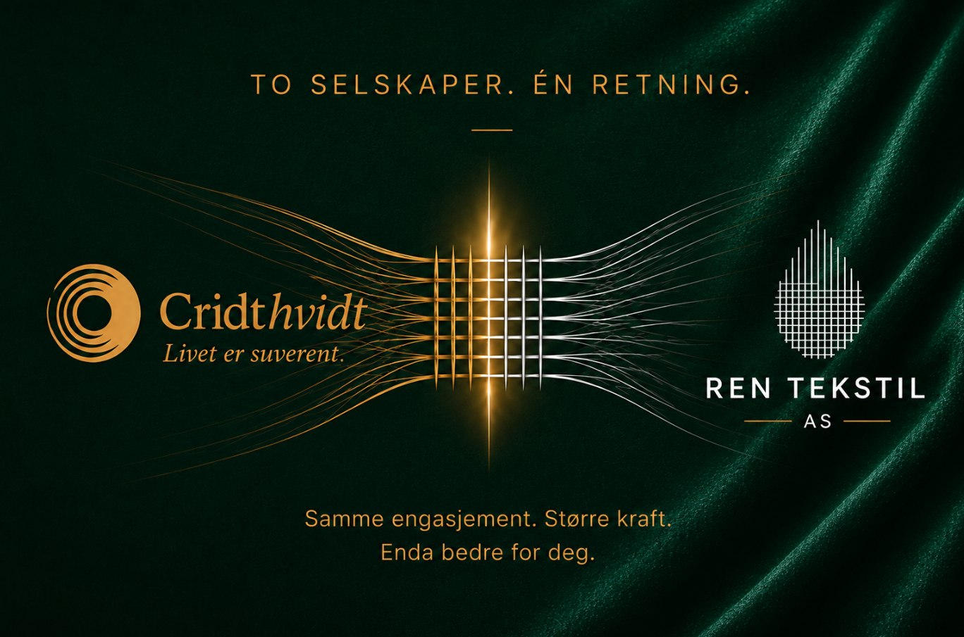 Cridthvidt og Ren Tekstil slår seg sammen