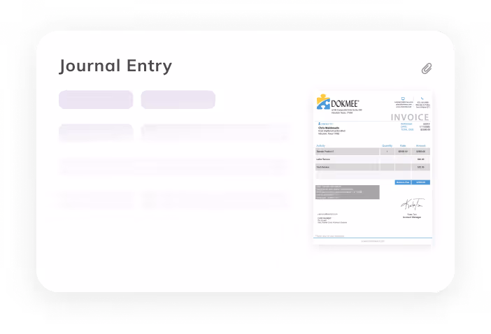 Document management in Eleven accounting software