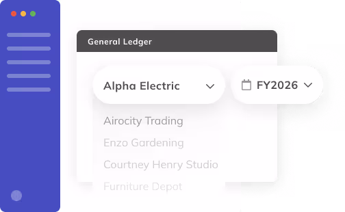 Eleven accounting software for accounting firms featuring a multi-entity general ledger, automated accounts payable workflow, and side-by-side digital invoice reconciliation.