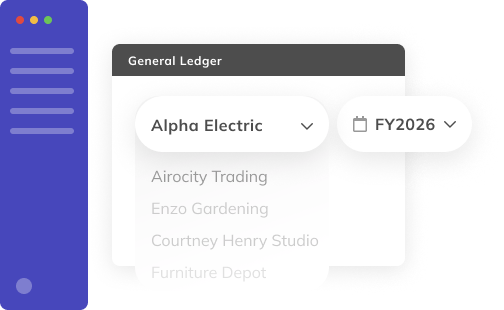 Eleven accounting software for accounting firms featuring a multi-entity general ledger, automated accounts payable workflow, and side-by-side digital invoice reconciliation.