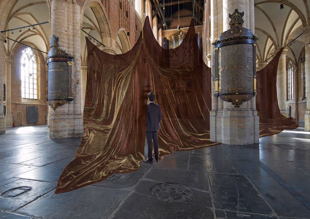 Textiel als medium tussen mens en architectuur