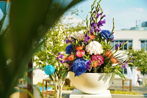 Großdekoration Blumenvase