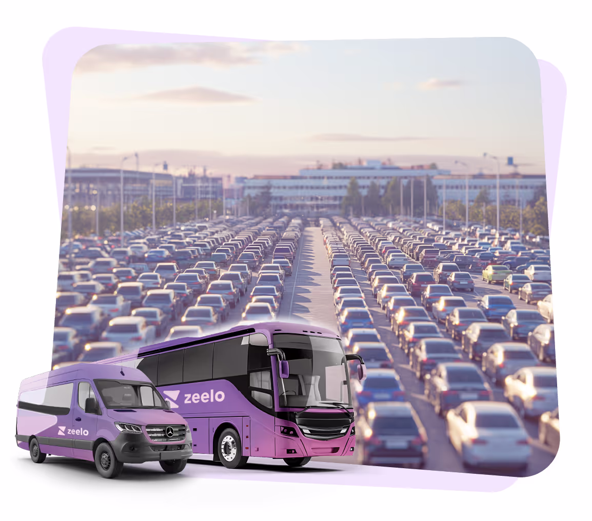 Passenger on a bus working night shift