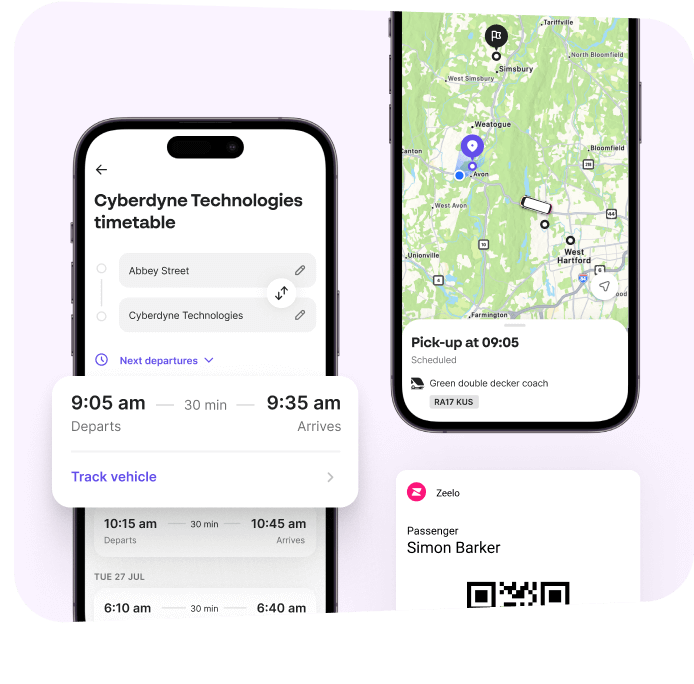 Passenger using her phone inside an Electric vehicle