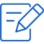 Icon for generative AI development services creating text and image content with GPT technology