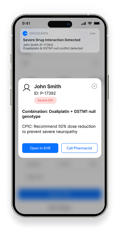 AI healthcare application