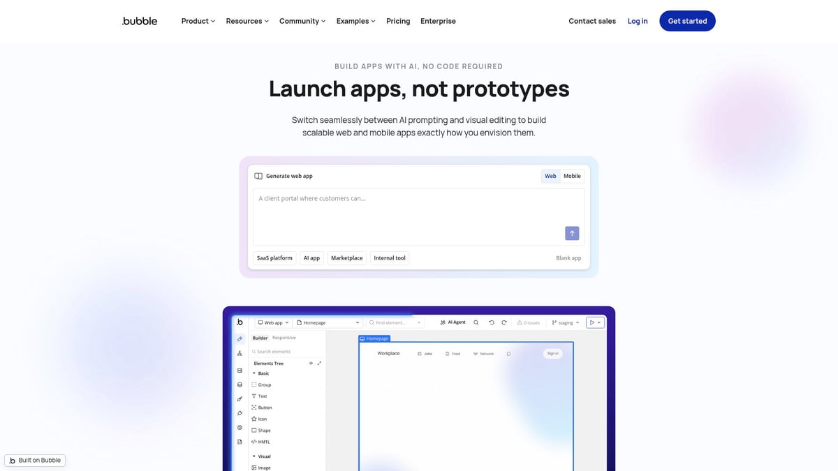 7 Best App Maker Site Platforms for Effortless Creation in 2026 - Bubble