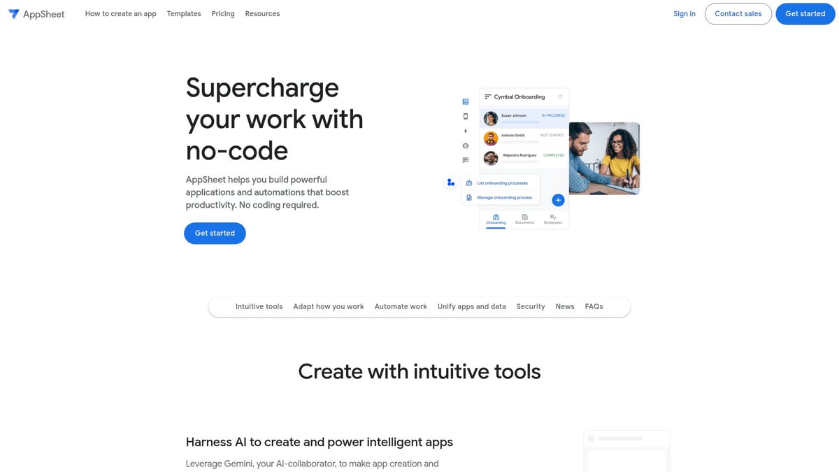 7 Best App Maker Site Platforms for Effortless Creation in 2026 - AppSheet