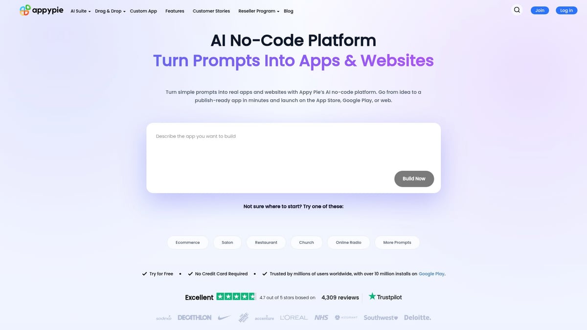 7 Best App Maker Site Platforms for Effortless Creation in 2026 - Appy Pie