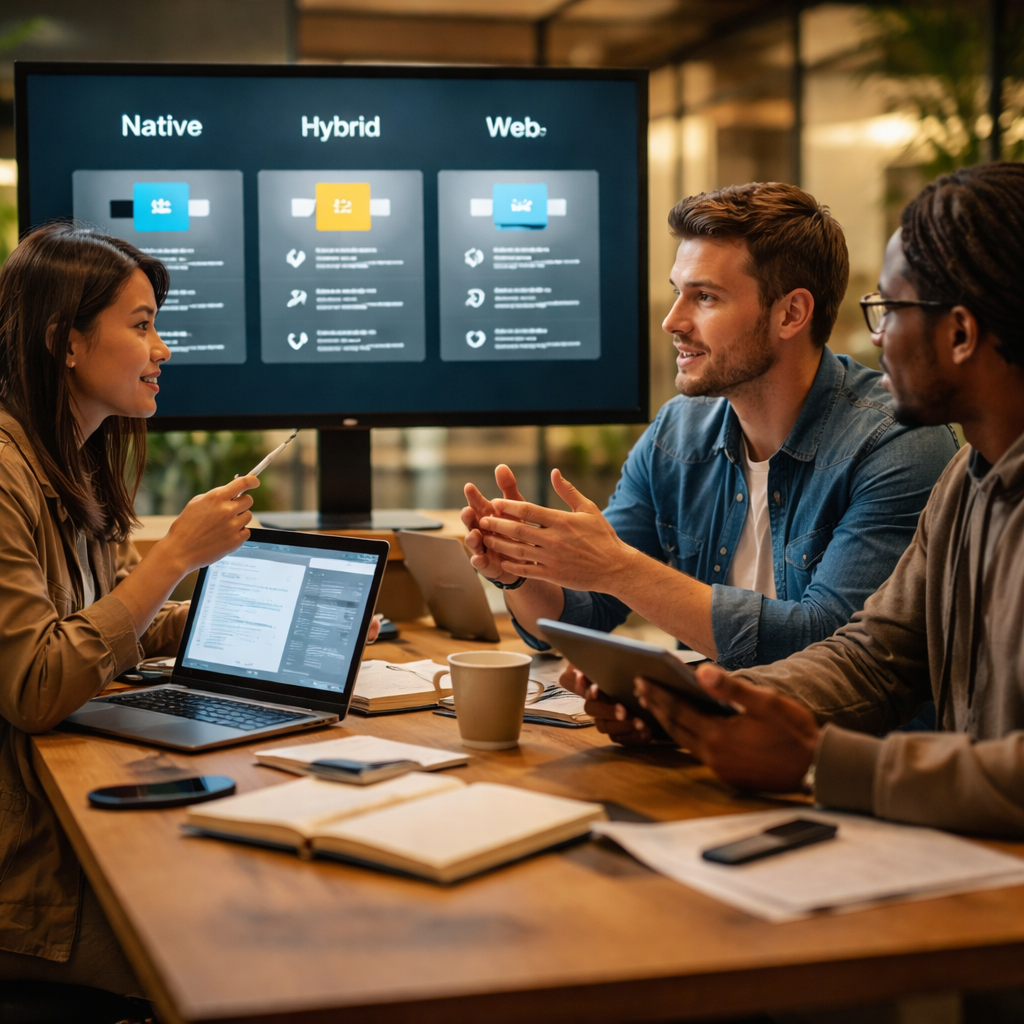 comparison of native hybrid and web apps