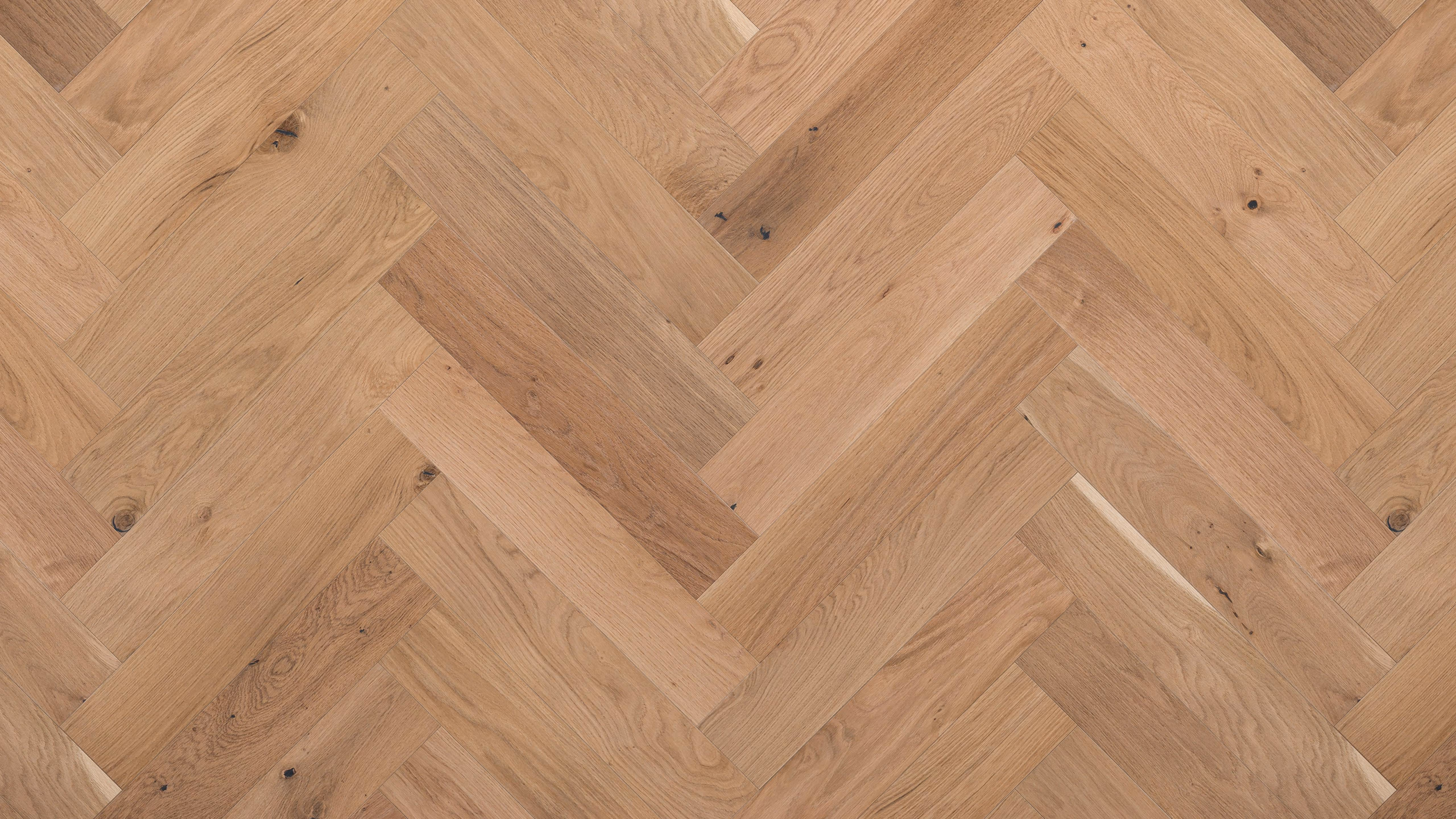 Kentwood Collection: Bespoke Herringbone Brushed Oak Gold Hill Herringbone