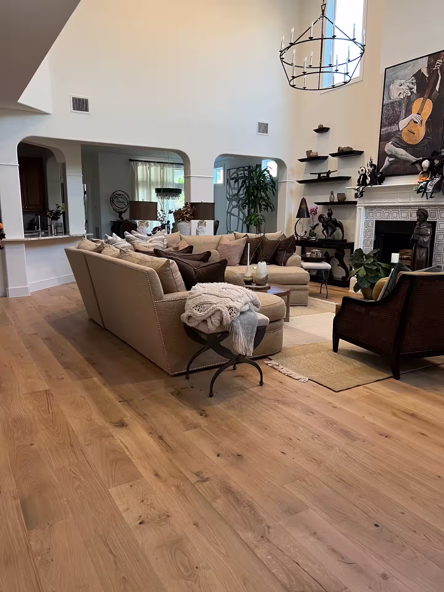 Engineered hardwood flooring installation – Kenmore, WA, 2026