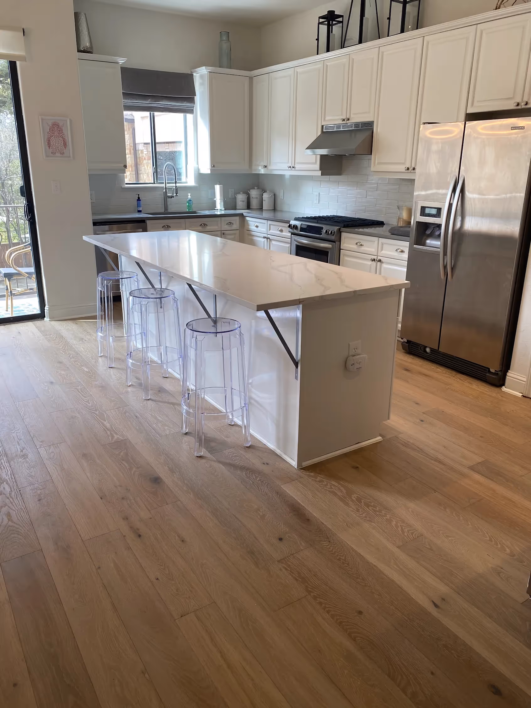 Engineered hardwood European oak flooring installation – Bothell, WA, 2026
