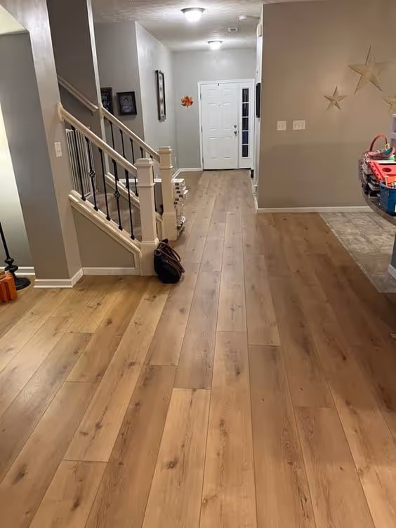 Engineered hardwood flooring installation – Redmond, WA, 2026