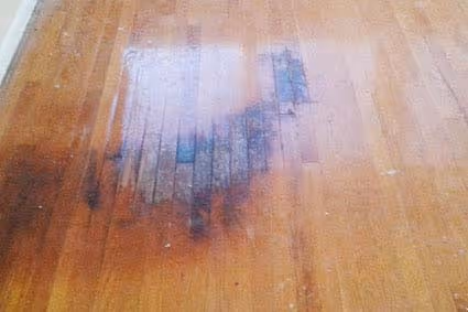 Wood floor scratch repair