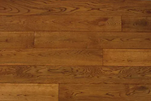 3.5" Oak Gunstock flooring sample