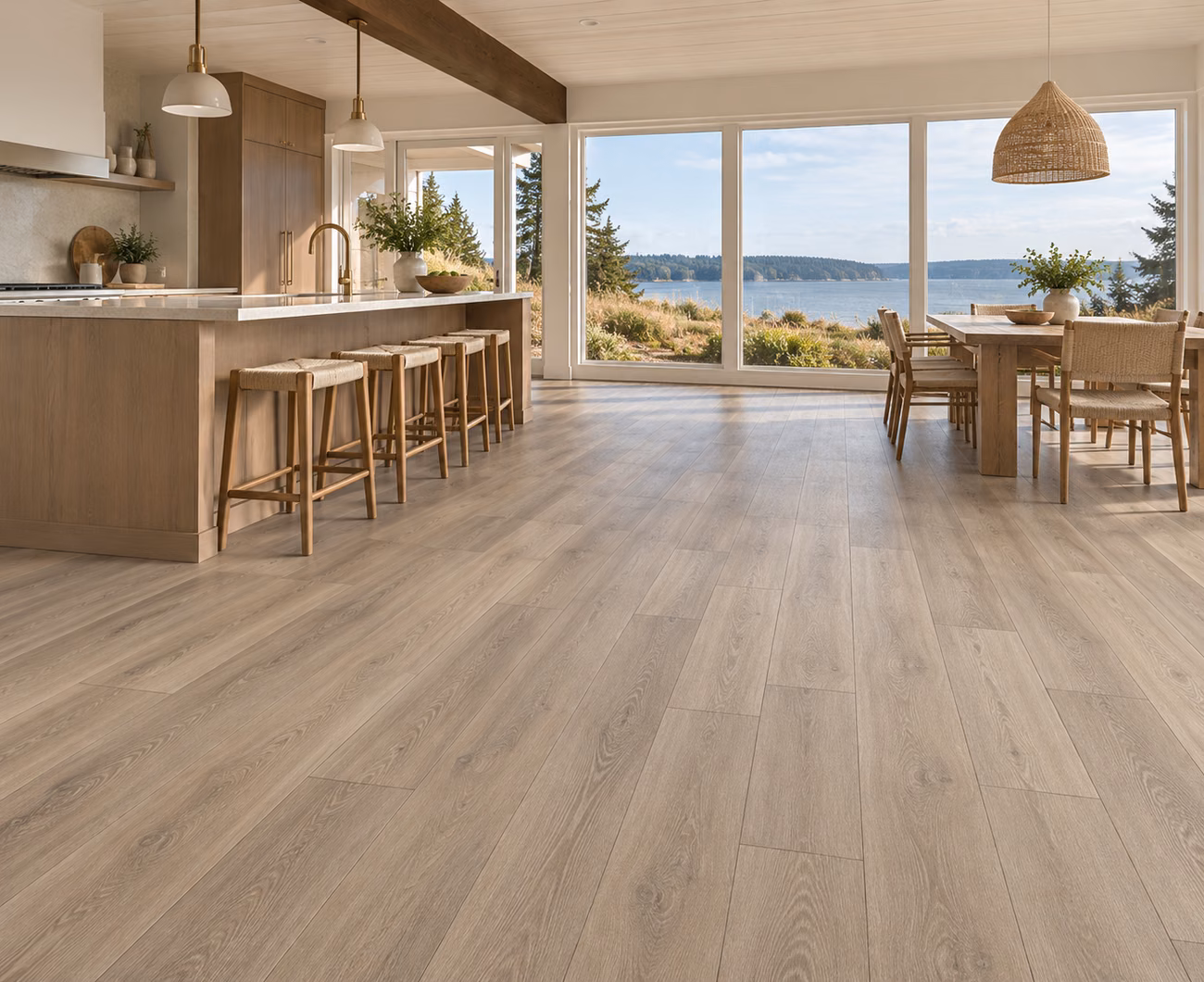 Vinyl Plank Flooring Installation in Whidbey Island, WA