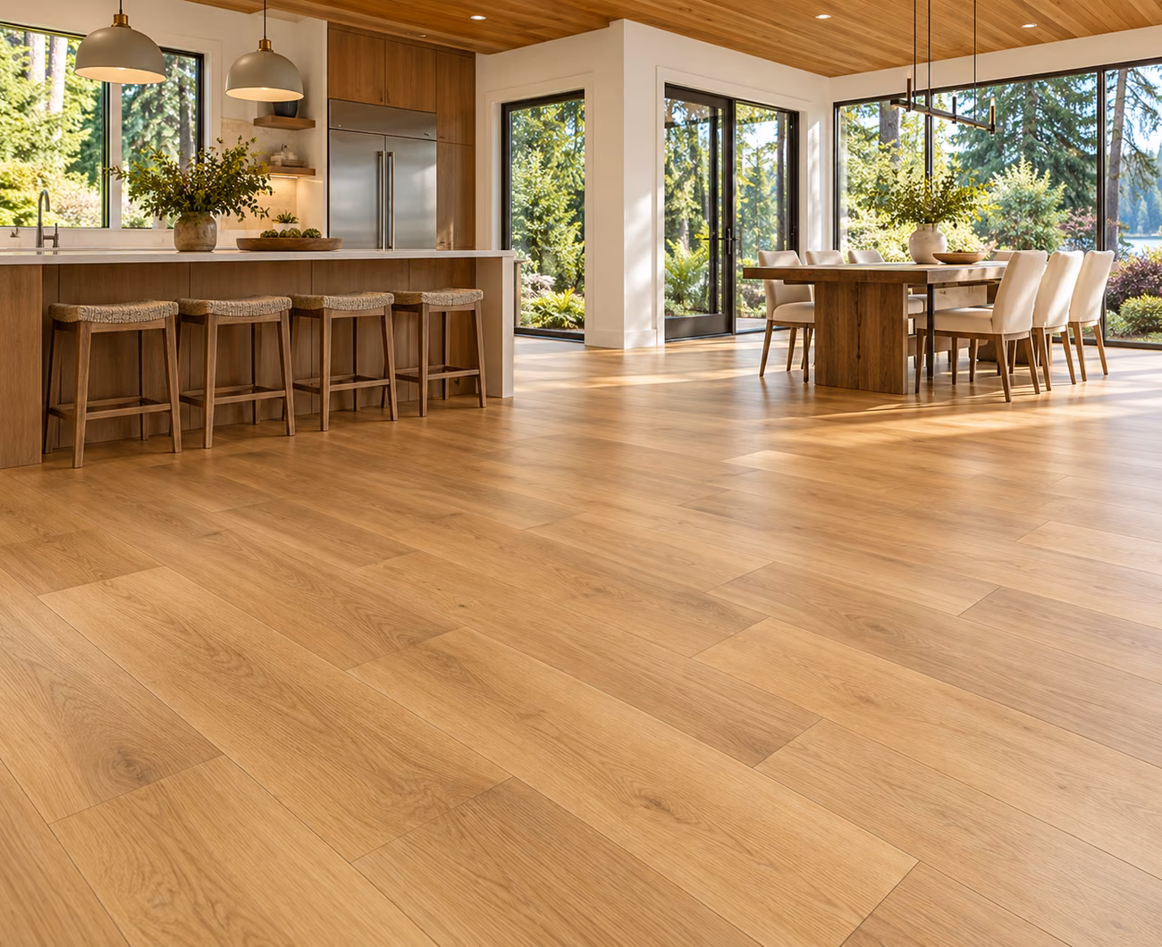 Vinyl Plank Flooring Installation in Cottage Lake, WA