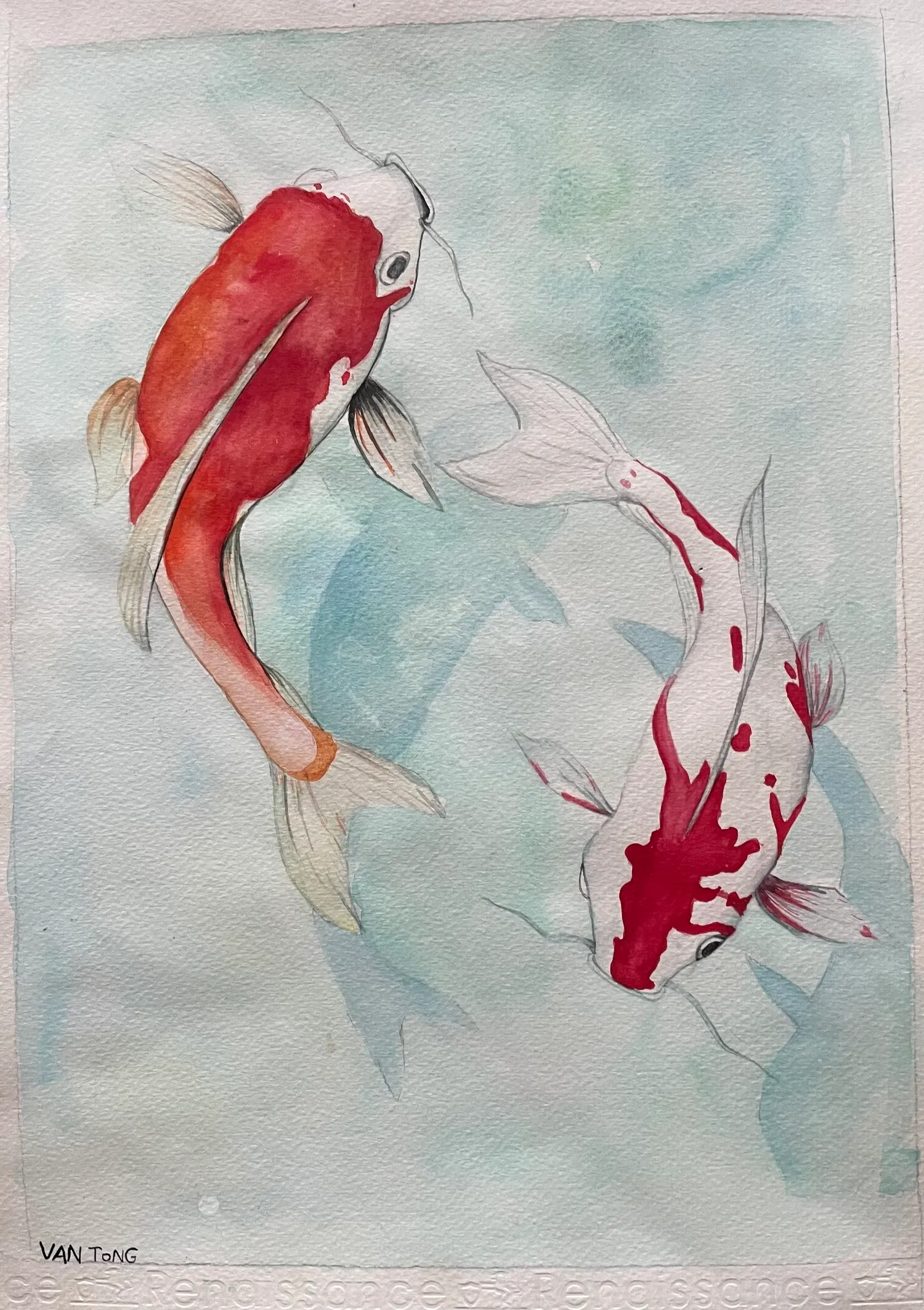 Art work from Colors of Cambodia Charity art School