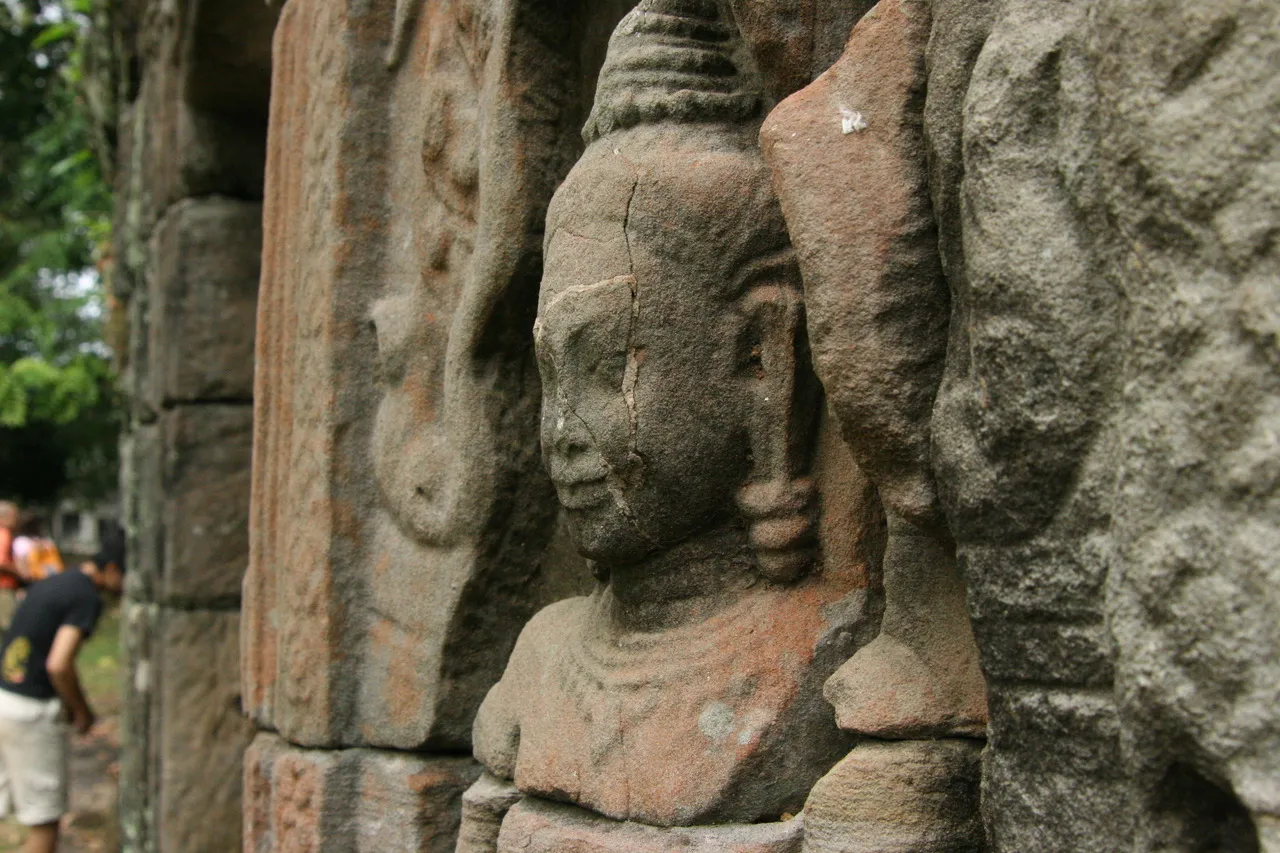 Buddhist statue at Angkor Wat