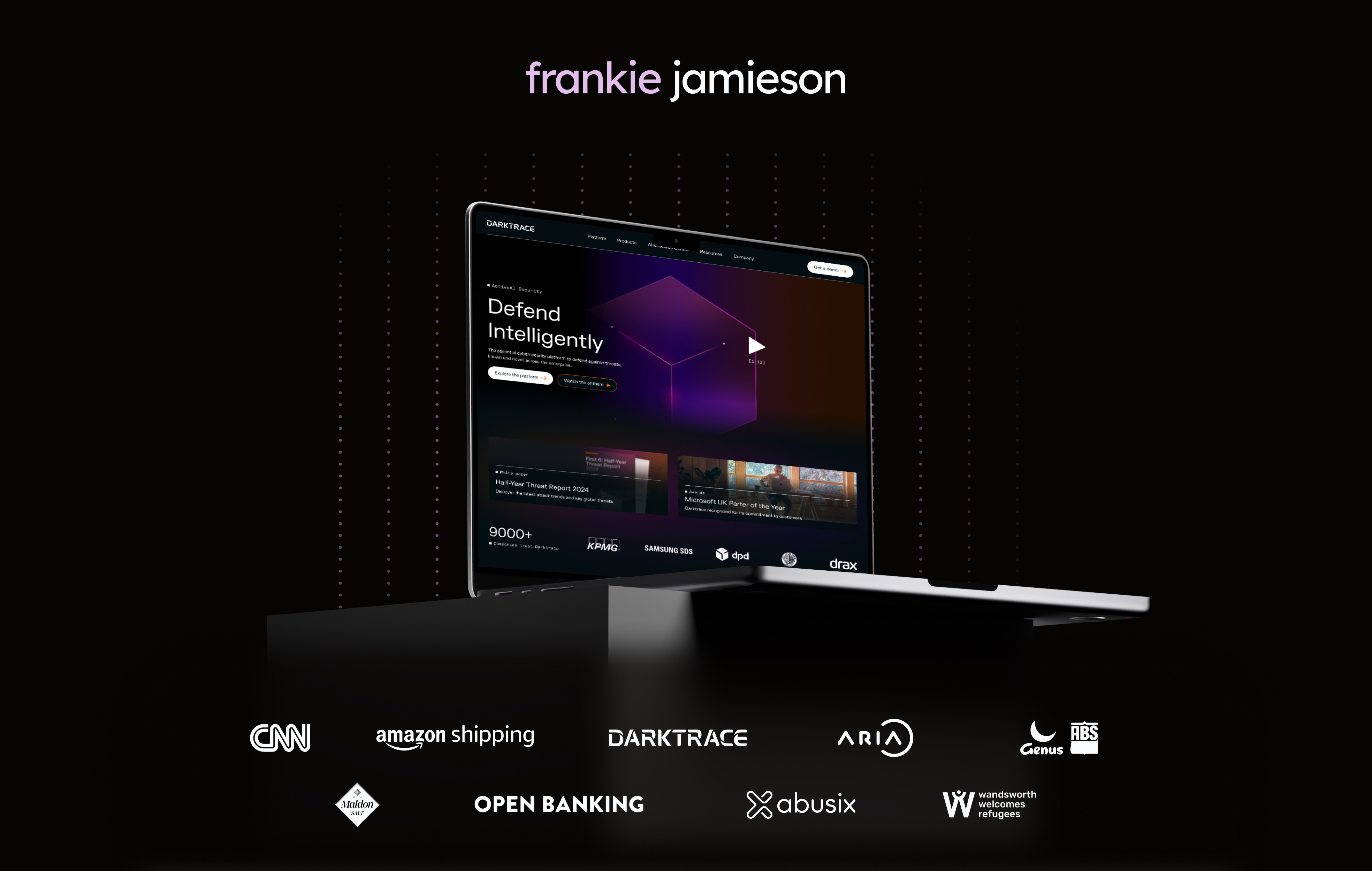 Darktrace.com and other clients cover image