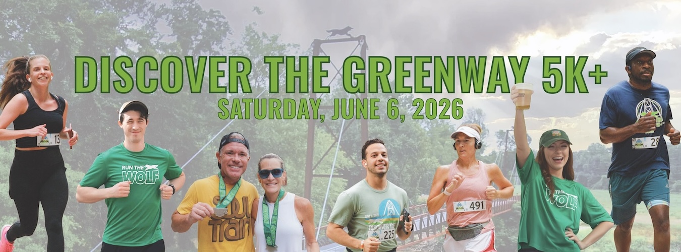 Discover the Greenway 5K+. Be Part of It. June 6. 