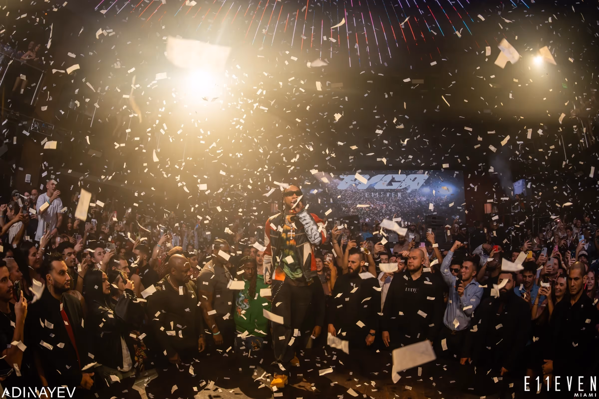 Tyga performing at E11EVEN in Miami for spring break