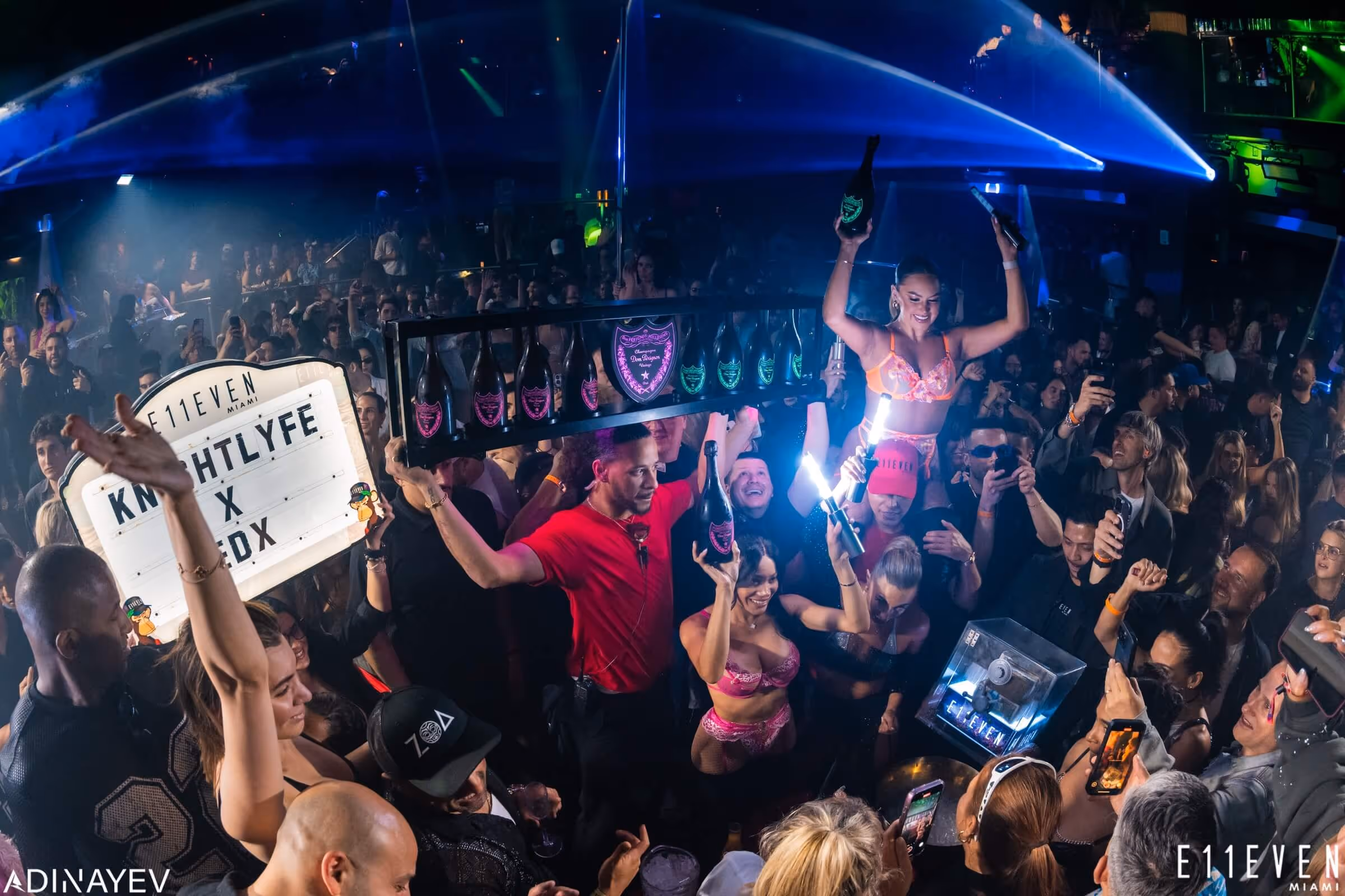 Large group of people inside E11EVEN