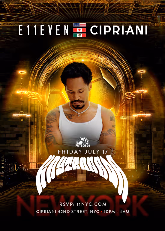 E11EVEN x CIPRIANI NYC: KAYTRANADA at E11EVEN