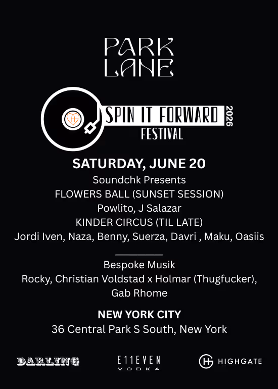 NEW YORK CITY: SPINT IT FORWARD at E11EVEN