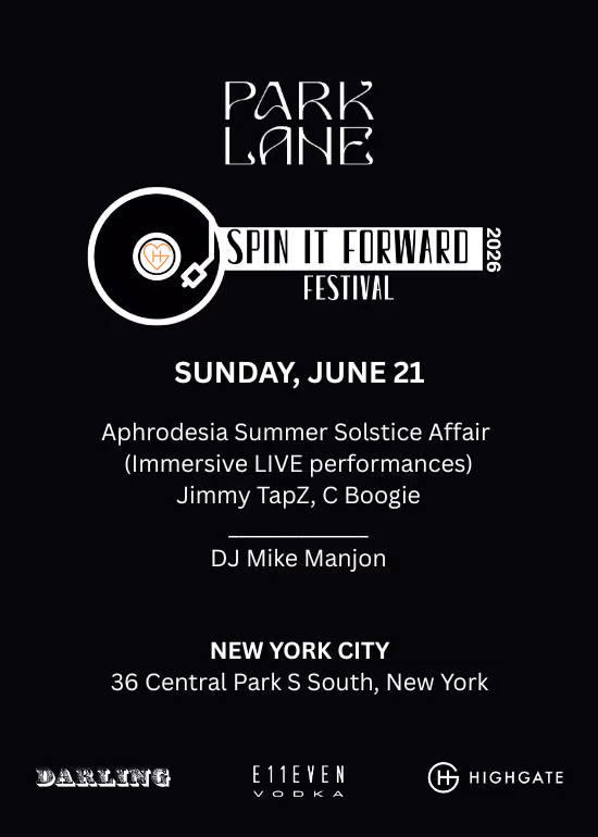 NEW YORK CITY: SPINT IT FORWARD at E11EVEN