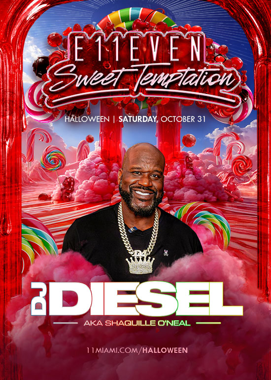 E11EVEN HALLOWEEN NIGHT FT DJ DIESEL AKA SHAQ at E11EVEN