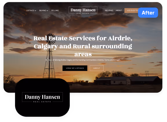 Danny Hansen After Website Design